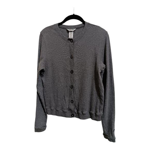 Hard Tail Grey Ribbed Cardigan - Picture 2 of 10